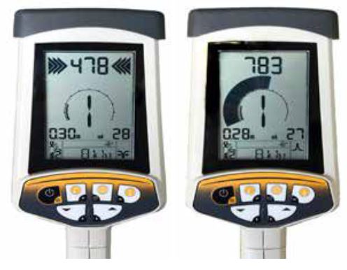Check signal quality using your PEAK & NULL, Depth and Current measurement.
