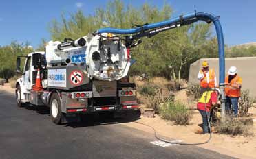 Having both hydro and air excavation capabilities increases versatility and allows the contractor to perform any vacuum excavation required.